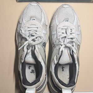 Nike White and Gray Athletic Shoes